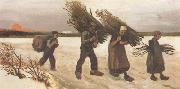 Wood Gatherers in the Snow (nn04) Vincent Van Gogh
